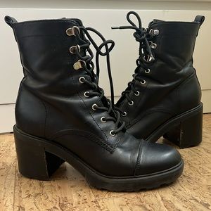 Marc Fisher Lanie Combat Boots